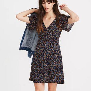 Madewell Cross Front Mini Dress